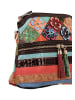 gaya Women Satchel in Red Blue Multicolor
