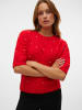 Vero Moda Strickpullover in Salsa
