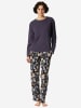 Schiesser Pyjamaoberteil Mix & Relax in Indigo