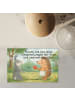 Mr. & Mrs. Panda Puzzle Hase Igel Design mit Spruch in Weiß