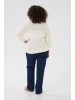 KAFFE curve Strickpullover KCmani in Chalk