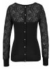 Melrose Rundhalspullover in schwarz