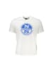 North Sails Weißes Baumwoll-T-Shirt
