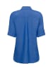 Olsen Bluse mit Leinen-Anteil Ocean Breeze in blau