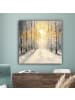 MuchoWow Leinwand Bilder Grau