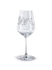 Mr. & Mrs. Panda Glas Rotwein Raupe Schmetterling ohne Spruch in Transparent