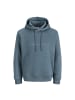 Jack and Jones JJESTAR JJ Sweat Hood in Taubenblau