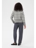 Kaffe Strickpullover KAerin Regular fit in Light Grey Melange Chalk Strip