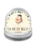 Mr. & Mrs. Panda Schneekugel Eule Frankreich mit Spruch in Naturpapier