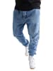 DADA Cargo Jogger Jeans Light Blue Denim mit Anti-Fit Schnitt in Hellblau