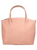 Cluty Handtasche echt Leder in rosa