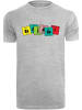 F4NT4STIC T-Shirt Big Bang Theory Bazinga in grau meliert