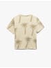 KOTON T-shirt in Kamelfeder Gemustert