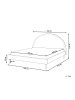 Beliani Doppelbett MARGUT in Weiß - (W) 192 x (H) 116 x (L) 214 cm