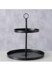 Boltze Etagere Samina aus Metall in schwarz