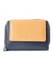 Greenburry Nappa Geldbörse RFID Schutz Leder 14 cm nacy-tan