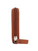 mano Donna Aurona Geldbörse RFID Leder 19 cm cognac