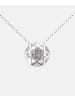 Diamant L'éternel Halskette mit Anhänger aus 375 Weißgold mit Diamant Stern