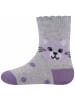 ewers 2er-Set Socken 2er Pack Katze in flieder-sweater grau mel.