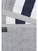 Ross 4 X Handtuch im Set Doubleface Stripes in Grau