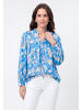 usha BLUE LABEL Women Blouse in Multicolor Sky Blue