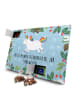 Mr. & Mrs. Panda Adventskalender Einhorn Happy mit Spruch in Eisblau