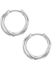 Glanzstücke München Creolen aus Sterling Silber in silber