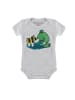 Logoshirt Babybody Janosch - Tigerente & Kastenfrosch in grau-meliert