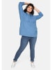 sheego Sweatshirt in jeansblau