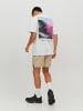 Jack & Jones Print T-Shirt Grafik Design Kurzarm JCODIGIT in Weiß