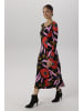 Aniston SELECTED Midikleid in schwarz-pink-camel-rot-rose-offwhite