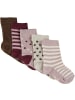 Minymo Kinder Socken "Sock w. pattern (5-pack)" in Rosa
