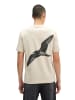 Marc O'Polo T-Shirt regular in Grey Silk