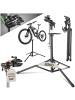 tectake Fahrrad-Set Reparaturständer Tristang, E-Bike geeignet