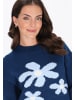 Usha Women Sweater in navy