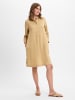 Franco Callegari Leinenkleid in camel - 0038