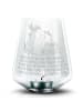 Mr. & Mrs. Panda Gravur Glas Igel Federschmuck mit Spruch in Transparent
