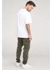 behype Cargo-Hose - BHMATOLA Jogger-Hose Jeanshose Stoffhose in Khaki