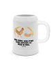 Mr. & Mrs. Panda Bierbecher Huhn Stolz mit Spruch in Weiß