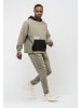 Tom Barron Trainingsanzug Tom Barron Mens Oversize Print Design Sweatshirt And Pant Sets in KHAKI