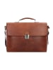 Esquire Dallas Aktentasche Leder 40 cm Laptopfach braun