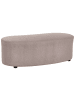 Beliani Ottomane AMAL in Beige - (W) 120 x (H) 41 x (L) 54 cm