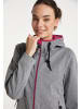 myMO ATHLSR Funktionsjacke in Grau Melange Dunkelpink