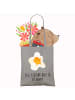 Mr. & Mrs. Panda Tasche Spiegelei Ei mit Spruch in Light Grey