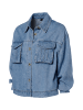 Mart Visser Beerenbluse, Denimblau