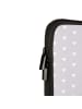 Mr. & Mrs. Panda Notebook Tasche Igel Liebe mit Spruch in Grau Pastell