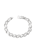 faina Women Curb Chain Bracelet in Silver