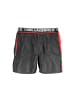 Karl Lagerfeld Schwarze Polyester-Badeshorts