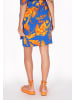 IZIA Women Skirt in blue yellow