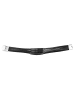 Adeliás Unisex Armband aus Leder 21 cm in schwarz